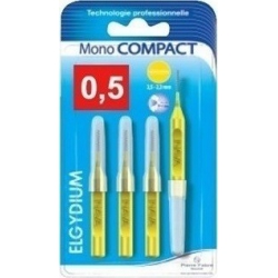 Elgydium Mono Compact Yellow (0.5) 4τμχ
