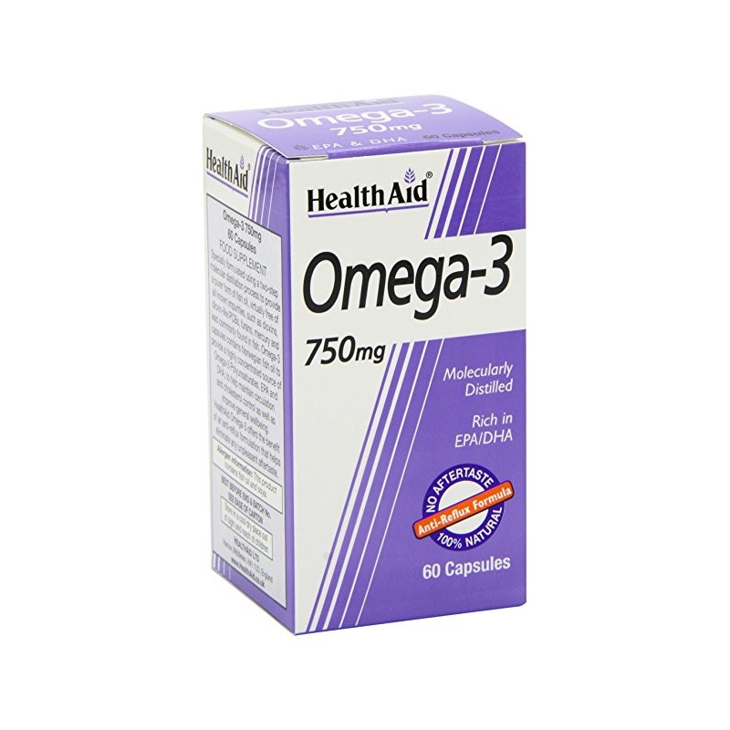 HEALTH AID Omega 3 750MG 60CAPS.