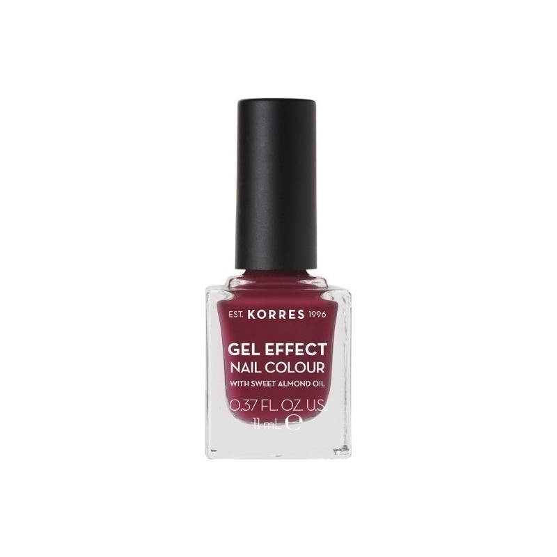 Korres Gel Effect Nail Colour 74 Berry Addict 11ml