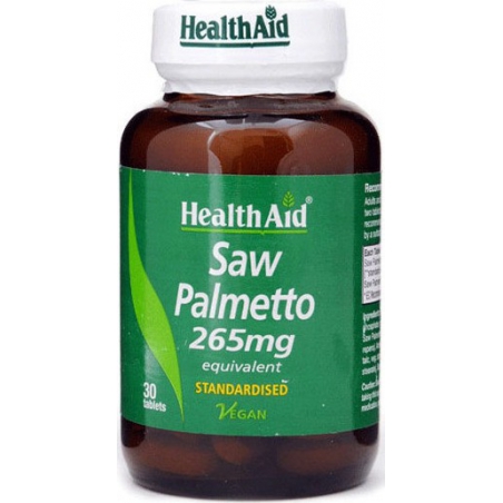Health Aid Saw Palmetto 265mg 30 ταμπλέτες