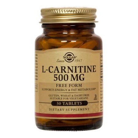 Solgar L-Carnitine 500mg 30 ταμπλέτες