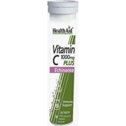 Health Aid Vitamin C 1000mg Plus Echinacea 20 αναβράζοντα δισκία