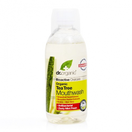 Dr. Organic Tea Tree Mouthwash 500ml