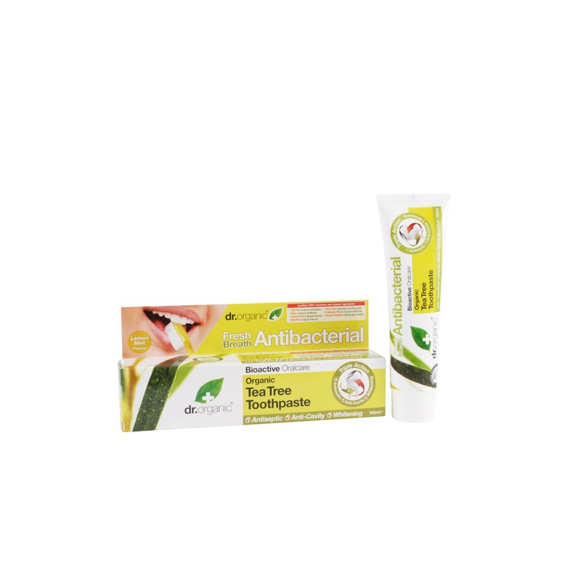 Dr. Organic Tea Tree Antibacterial Toothpaste 100ml
