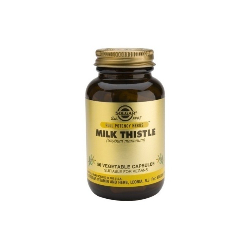 Solgar Milk Thistle 50 φυτικές κάψουλες Solgar Milk Thistle 50 φυτικές κάψουλες