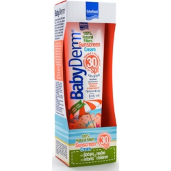 Intermed Babyderm Sunscreen Cream Face & Body SPF30 300ml