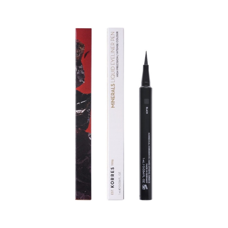 Korres Liquid Eyeliner Pen Black 01
