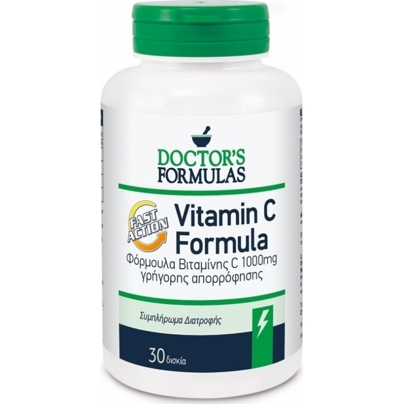 Doctor's Formulas Vitamin C Fast Action 1000mg 30 κάψουλες