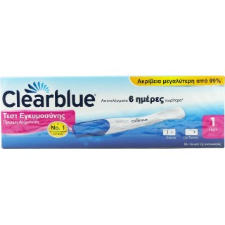 Clearblue Early Τεστ Εγκυμοσύνης Εξαιρετικά Πρώιμη Ανίχνευσης 1 τμχ