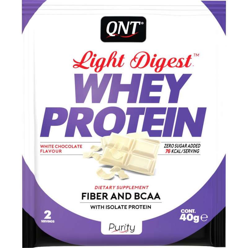 QNT Light Digest Whey Protein 40gr White Chocolate