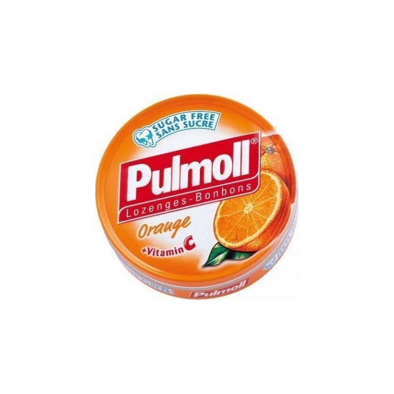 Pulmoll Καραμέλες Πορτοκάλι με Βιταμίνη C 45gr