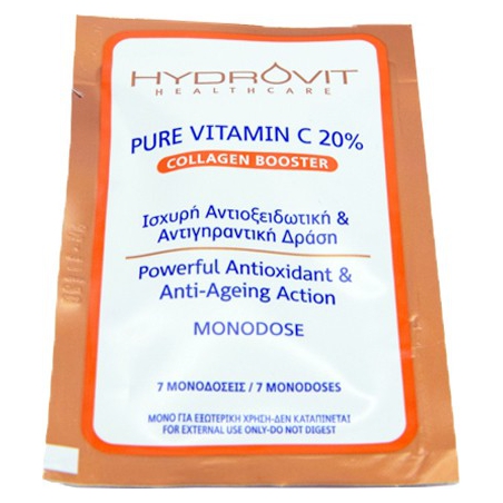 Target Pharma Hydrovit Pure Vitamin C 20% Collagen Booster Monodose 7Caps