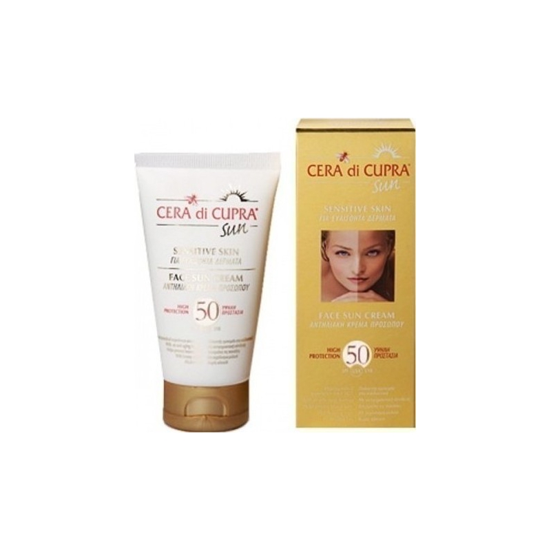 Cera di Cupra Face Sun Cream for Sensitive Skin SPF50 75ml