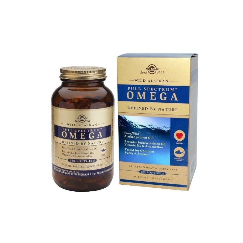 Solgar Wild Alaskan Full Spectrum Omega 120 μαλακές κάψουλες Solgar Wild Alaskan Full Spectrum Omega 120 μαλακές κάψουλες