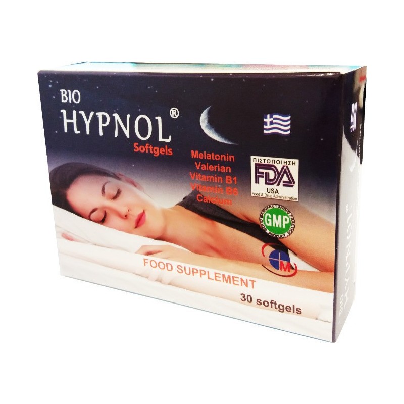 Medichrom Bio Hypnol EXTRA 30 μαλακές κάψουλες Medichrom Bio Hypnol EXTRA 30 μαλακές κάψουλες