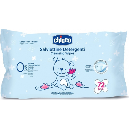 Chicco Cleansing Wipes 72τμχ