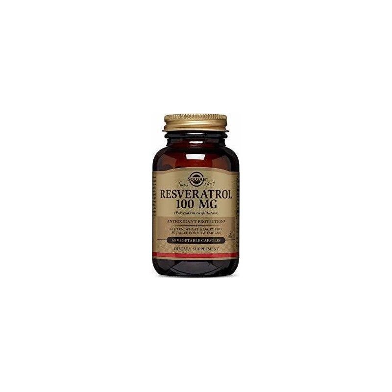 Solgar Resveratrol 100mg 60 φυτικές κάψουλες Solgar Resveratrol 100mg 60 φυτικές κάψουλες