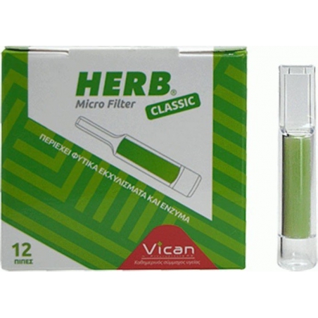 Vican Herb Microfilter 12 Πίπες για κανονικό τριγάρο