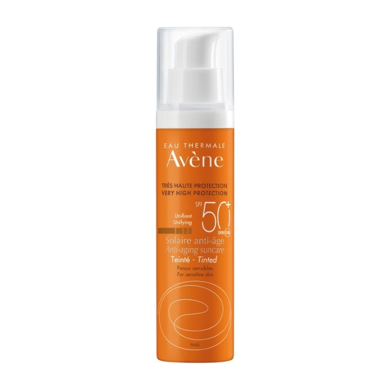 Avene Eau Thermale Solaire Anti Age Dry Touch Teinte SPF50+ 50ml