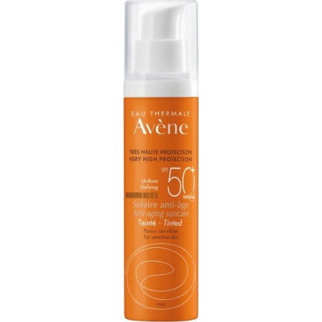 Avene Eau Thermale Solaire Anti Age Dry Touch Teinte SPF50+ 50ml