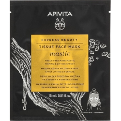 Apivita Express Beauty Tissue Μάσκα Προσώπου με Μαστίχα για Σύσφιξη 15ml