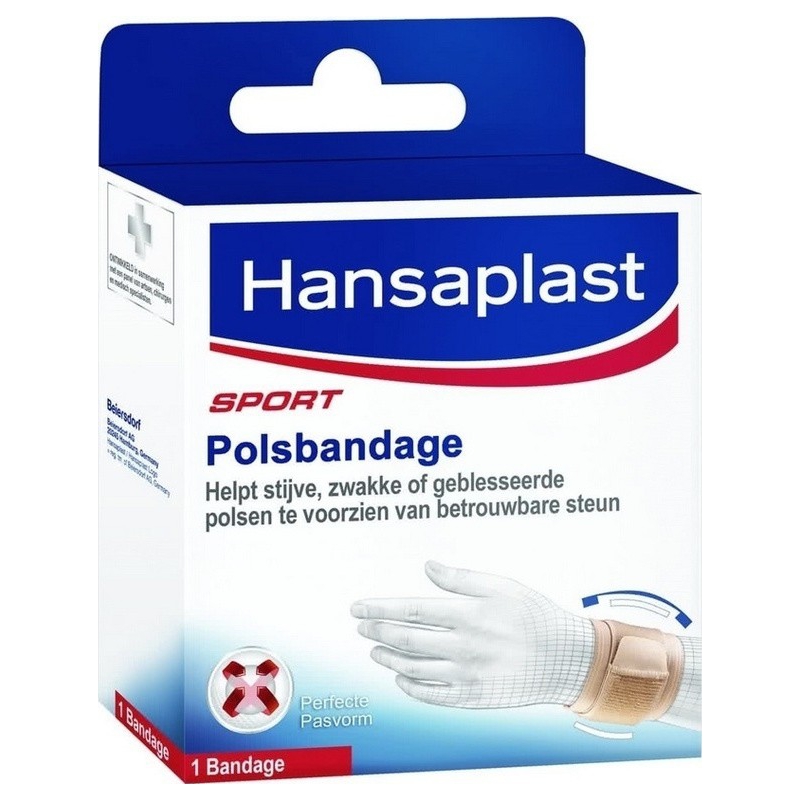 Hansaplast Sport Wrap Around Wrist Support One Size 1 Τεμάχιο (Περικάρπιο)
