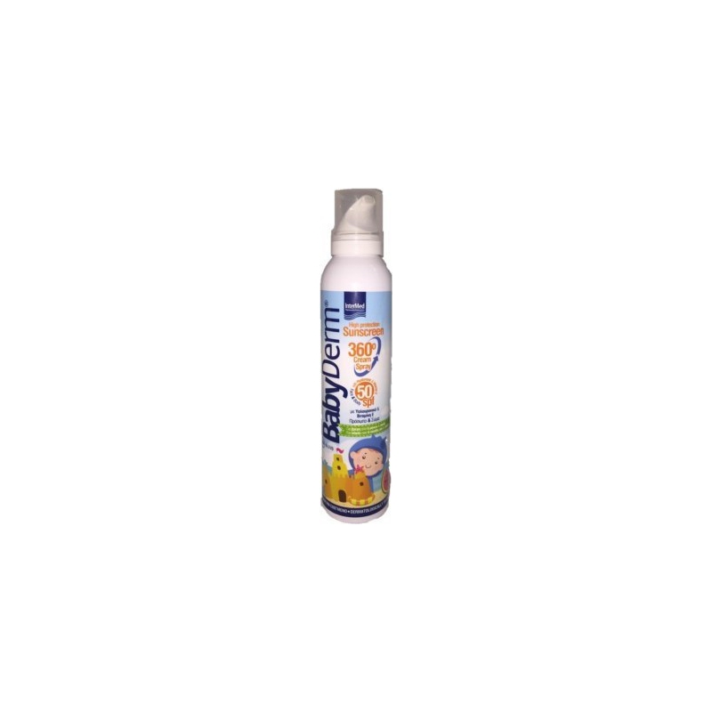 Intermed Babyderm Sunscreen 360 Cream Spray SPF50 200ml