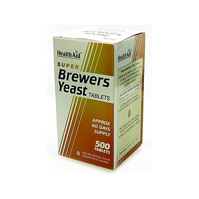 HealthAid Super Brewers Yeast 500 ταμπλέτες