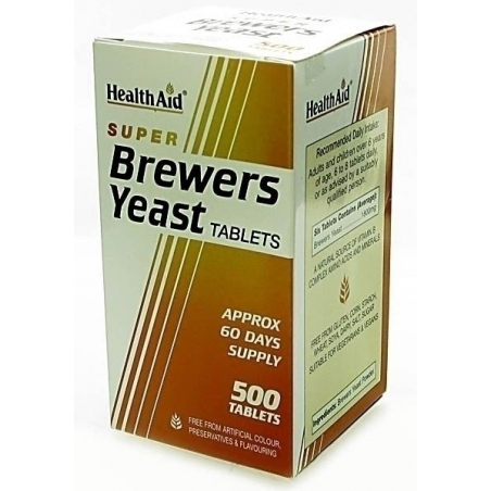 HealthAid Super Brewers Yeast 500 ταμπλέτες