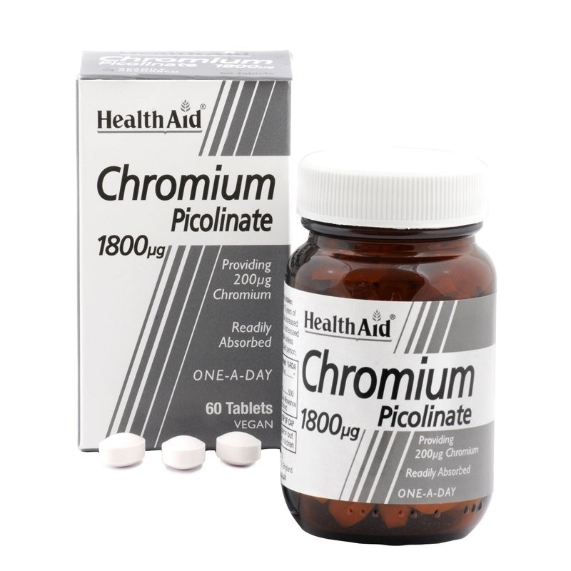 HealthAid Chromium Picolinate 1800mg 60 ταμπλέτες HealthAid Chromium Picolinate 1800mg 60 ταμπλέτες