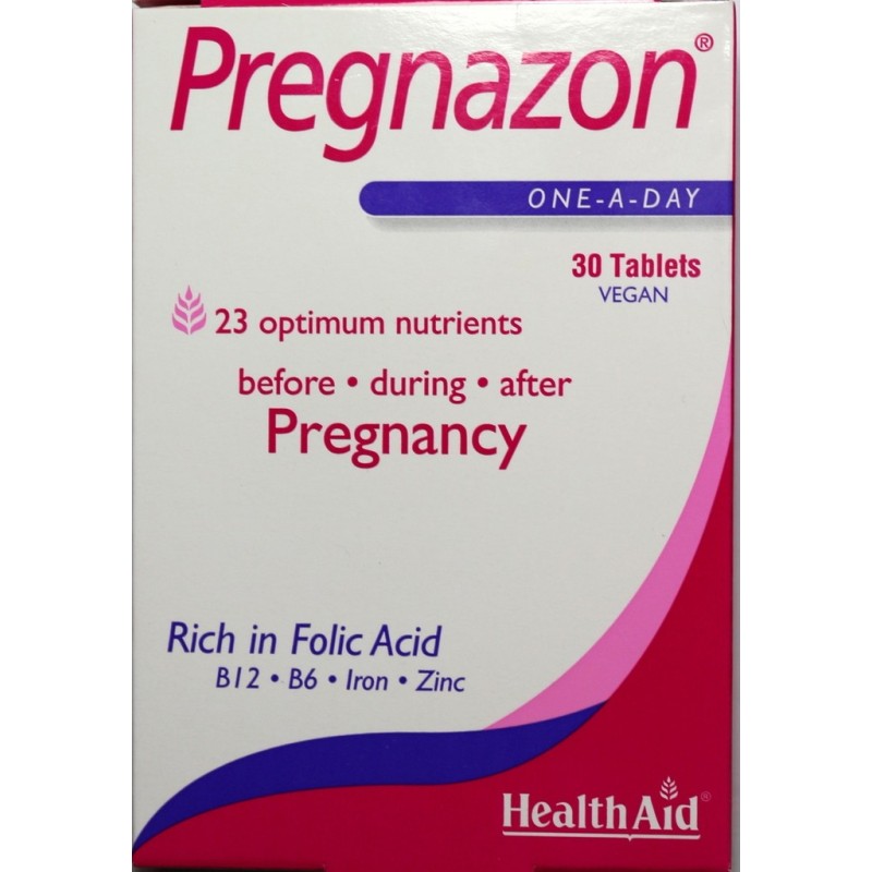 Health Aid Pregnazon 30 ταμπλέτες Health Aid Pregnazon 30 ταμπλέτες