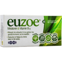 Uni-Pharma Euzoe Melatonin & Vitamin B12 30 ταμπλέτες