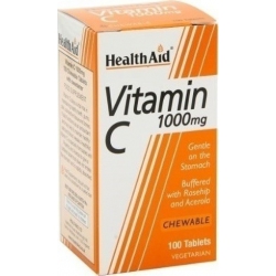 Health Aid Vitamin C 1000mg 100 μασώμενες ταμπλέτες