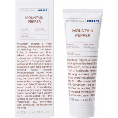Korres Aftershave Balm Mountain Pepper 125ml