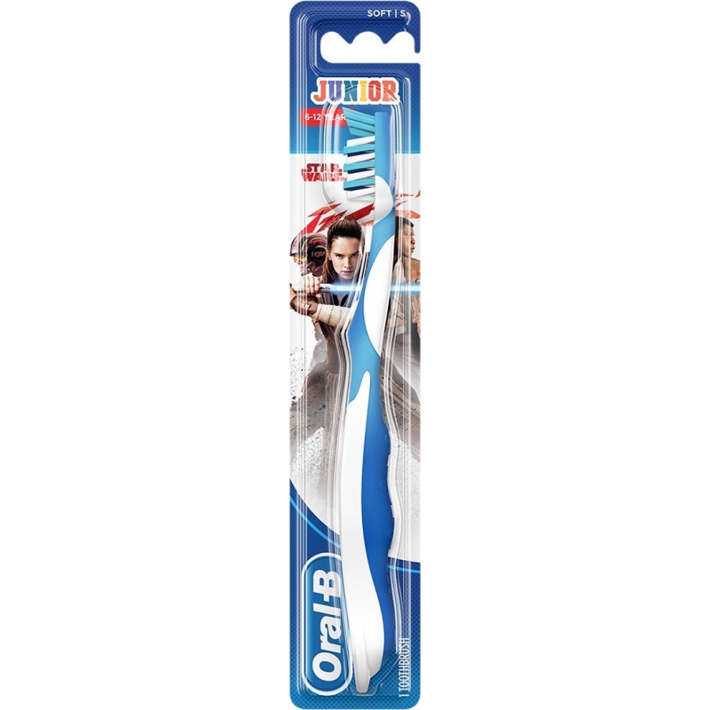 Oral-B Star Wars Junior Toothbrush 6-12 Years Γαλάζιο - Λευκό Soft
