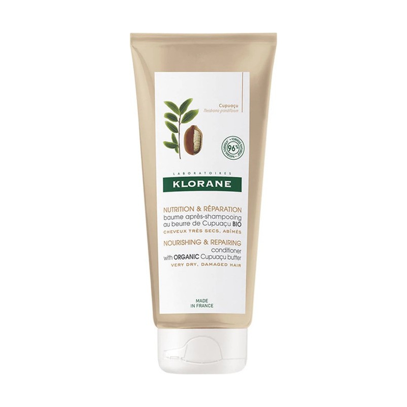 Klorane Nourishing & Repairing Conditioner with Organic Cupuacu Butter for Very Dry & Damaged Hair 200ml