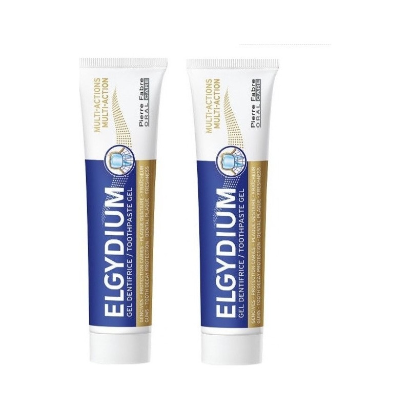 Elgydium Multi Action Οδοντόκρεμα Ολοκληρωμένης Προστασίας 2 x 75ml Elgydium Multi Action Οδοντόκρεμα Ολοκληρωμένης Προστασίας 2 x 75ml