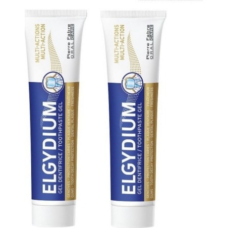 Elgydium Multi Action Οδοντόκρεμα Ολοκληρωμένης Προστασίας 2 x 75ml