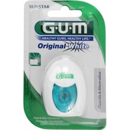 GUM 2040 Original White Floss Οδοντικό Νήμα 30m