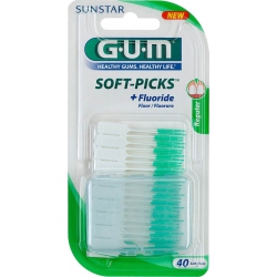 GUM 632 Soft Picks Regular Fluoride 40τμχ