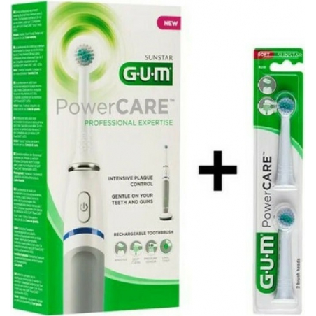 GUM 4200 Powercare Sensitive & Ανταλλακτικές Κεφαλές 2 τμχ