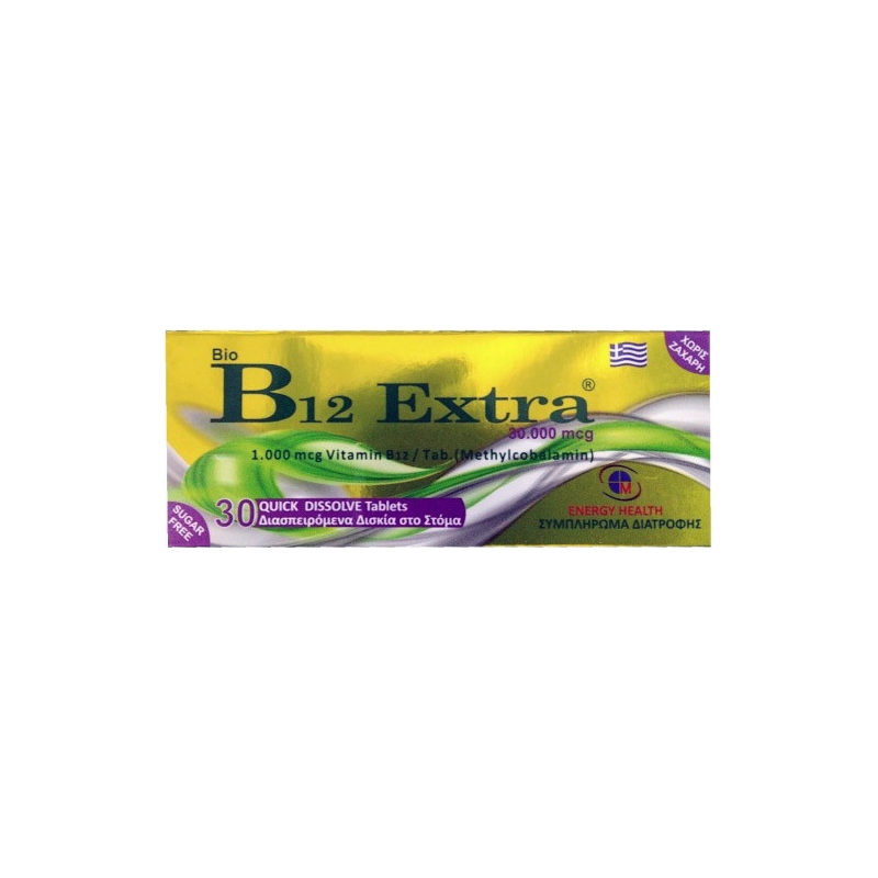 Medichrom Bio B12 Extra 1000mg 30 ταμπλέτες