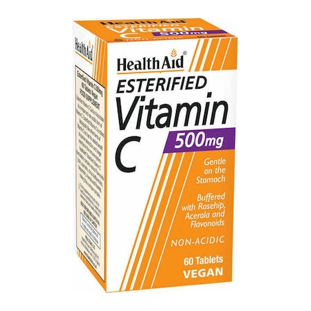 HEALTH AID Esterified Vitamin C 500mg Vegan 60 Ταμπλέτες