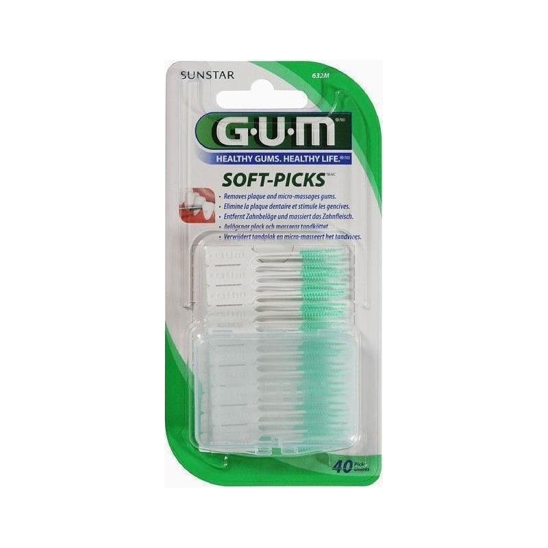 GUM Soft Picks 636 Extra Large Fluoride 40τμχ