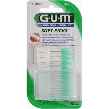 GUM Soft Picks 636 Extra Large Fluoride 40τμχ