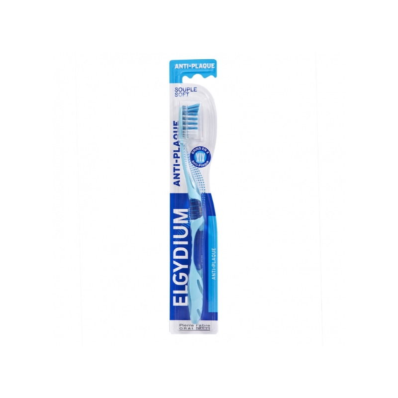 Elgydium Anti-Plaque Soft Οδοντόβουρτσα Μπλε 1τμχ