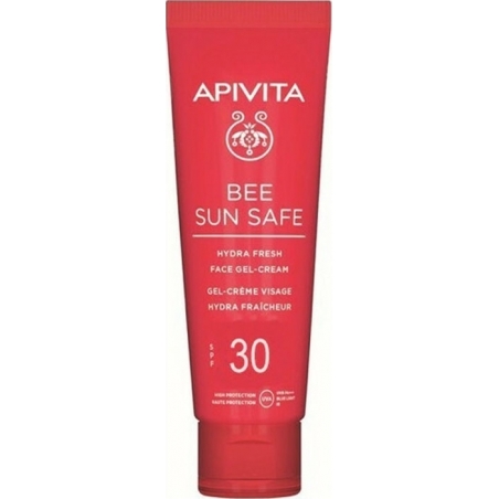 Apivita Bee Sun Safe Hydra Fresh Ενυδατική Κρέμα Gel Προσώπου SPF30, 50ml