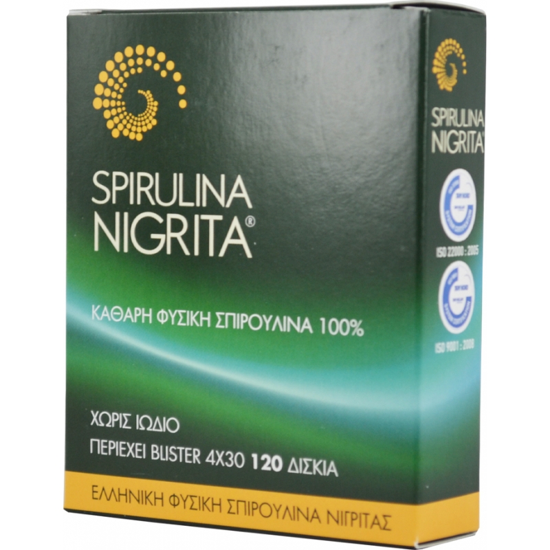 Spiroulina Nigrita Σπιρουλίνα Νιγρήτας 120 tabs