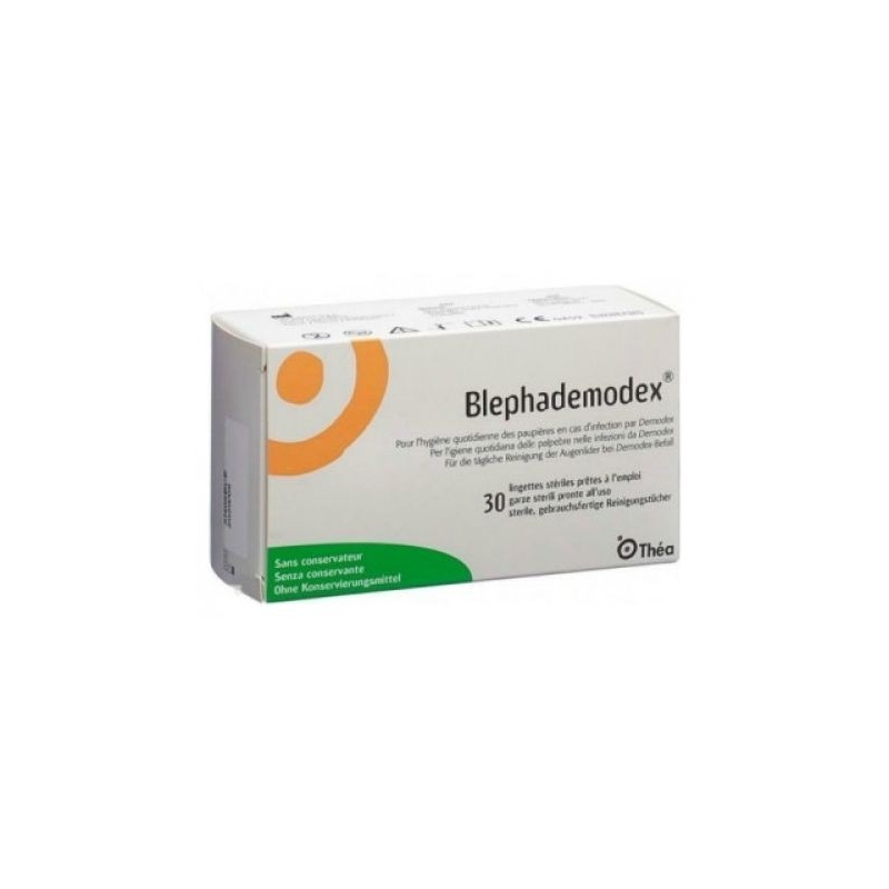 Thea Pharma Blephademodex Μαντηλάκια για τα Βλέφαρα 30 Τεμάχια