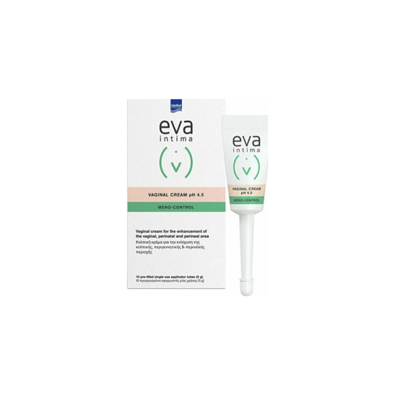 Intermed Eva Intima Vaginal Cream pH 4.5 Κολπική Κρέμα 10 Μονοδόσεις X 5Gr
